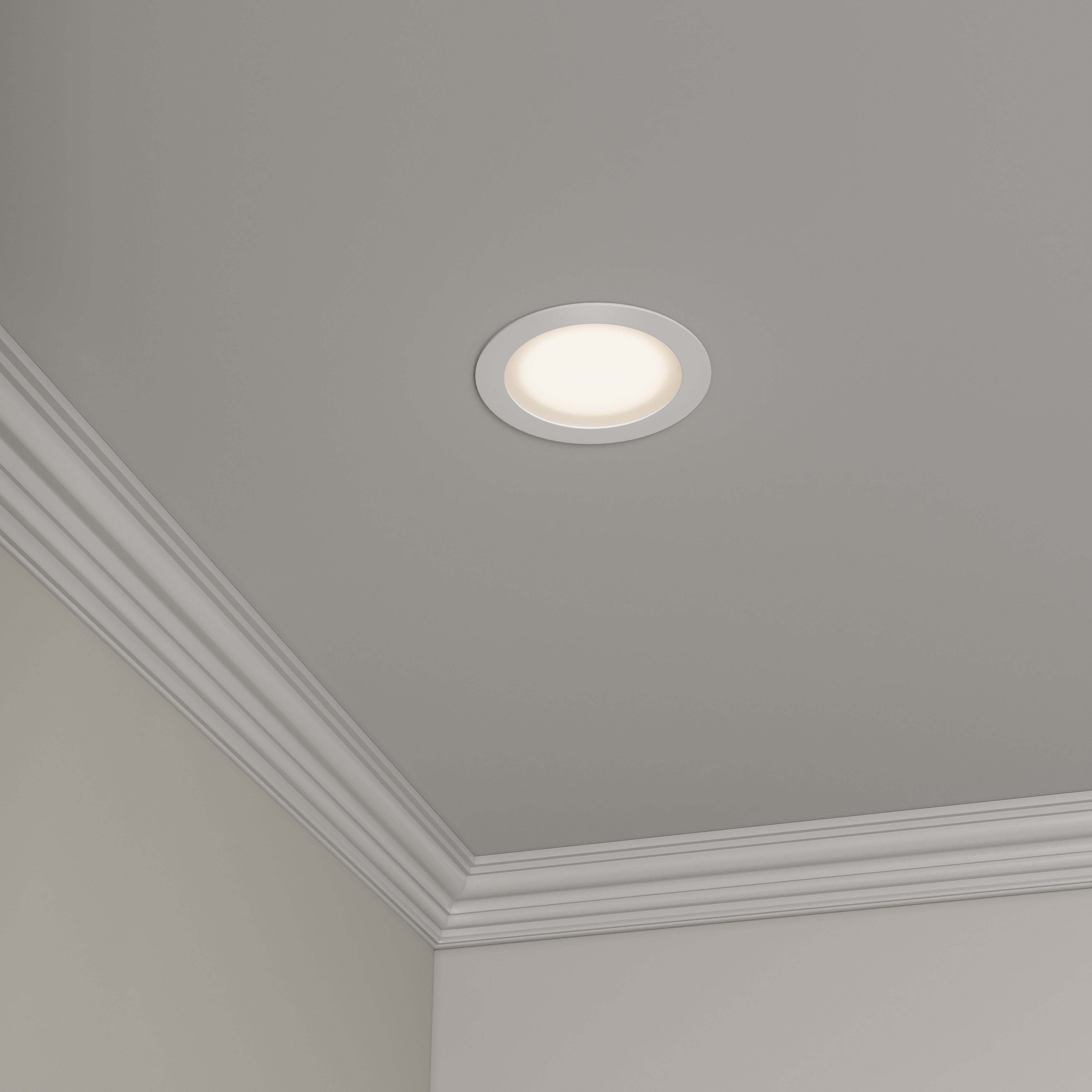 6-inch White Wall Light with 3000K Light and 14W Output