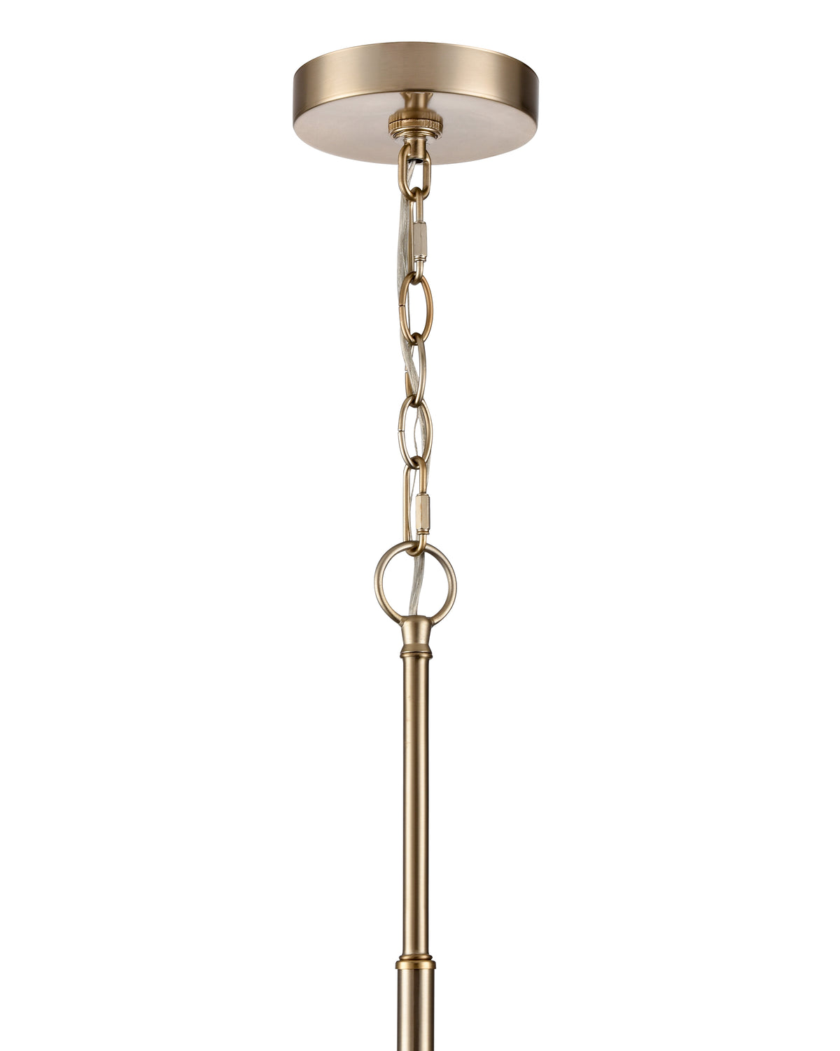 24-inch Verlana Modern Gold 5-Light Clear Glass Chandelier