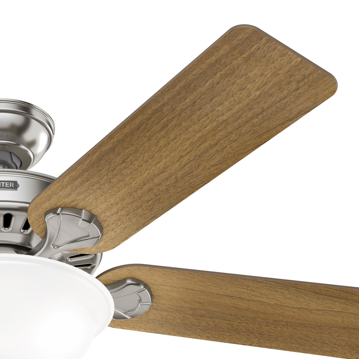 52 inch Pro's Best ENERGY STAR® Brushed Nickel Ceiling Fan with LED Light Kit and Pull Chain