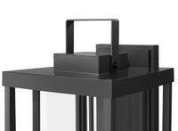 10'' McDonough Powder Coated Black 2 Light Lantern