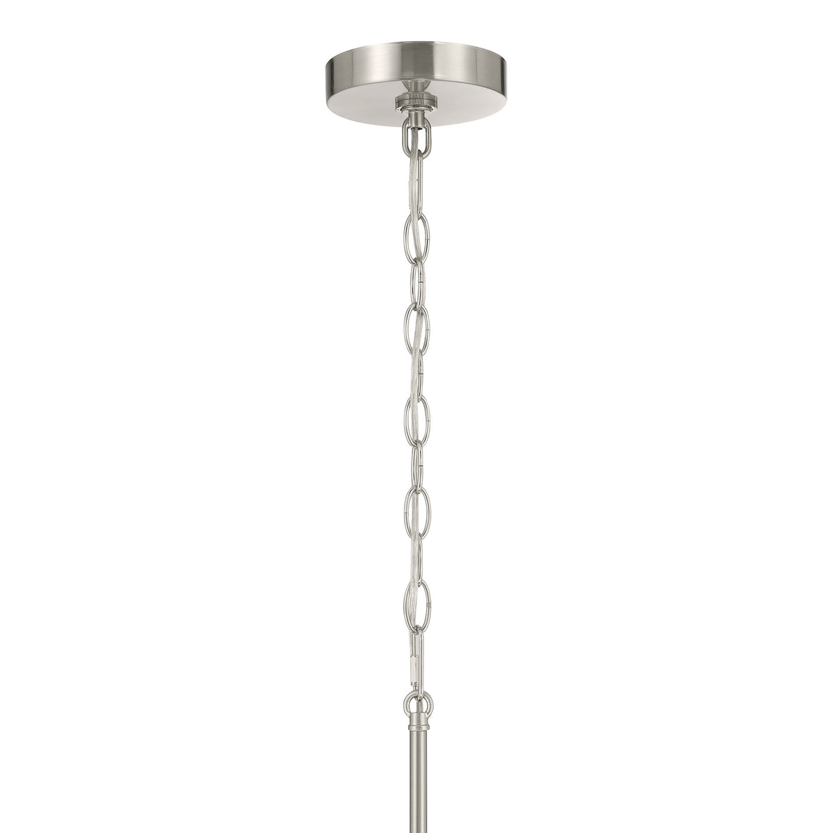 14.75'' Strayhan Brushed Nickel 3 Light Chandelier
