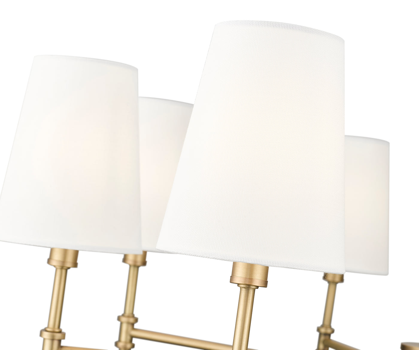 15.75'' Adorra Vintage Brass 8 Light Chandelier