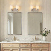 10'' Ivey Lake Satin Nickel 2 Light Bath Vanity