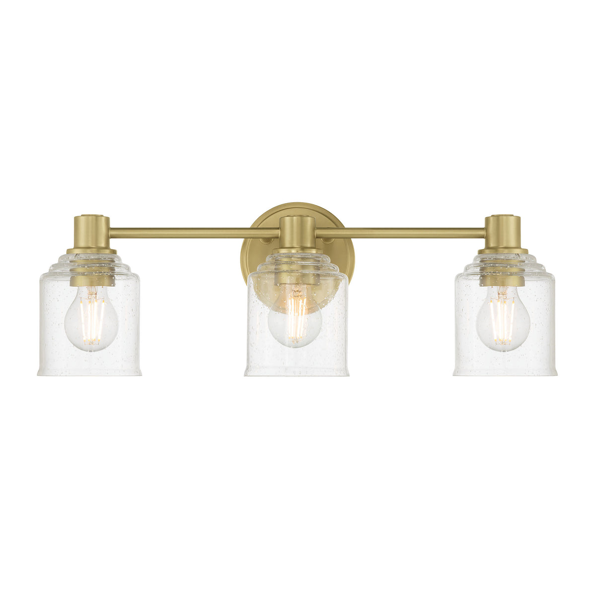 22.5'' Vessair Vintage Brass 3 Light Bath Vanity