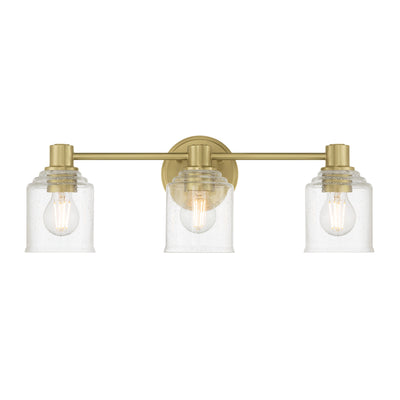 22.5'' Vessair Vintage Brass 3 Light Bath Vanity