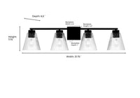 31.75'' Riville Chrome 4 Light Bath Vanity