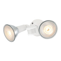 11.25''  Matte White 2 Light Flood Light