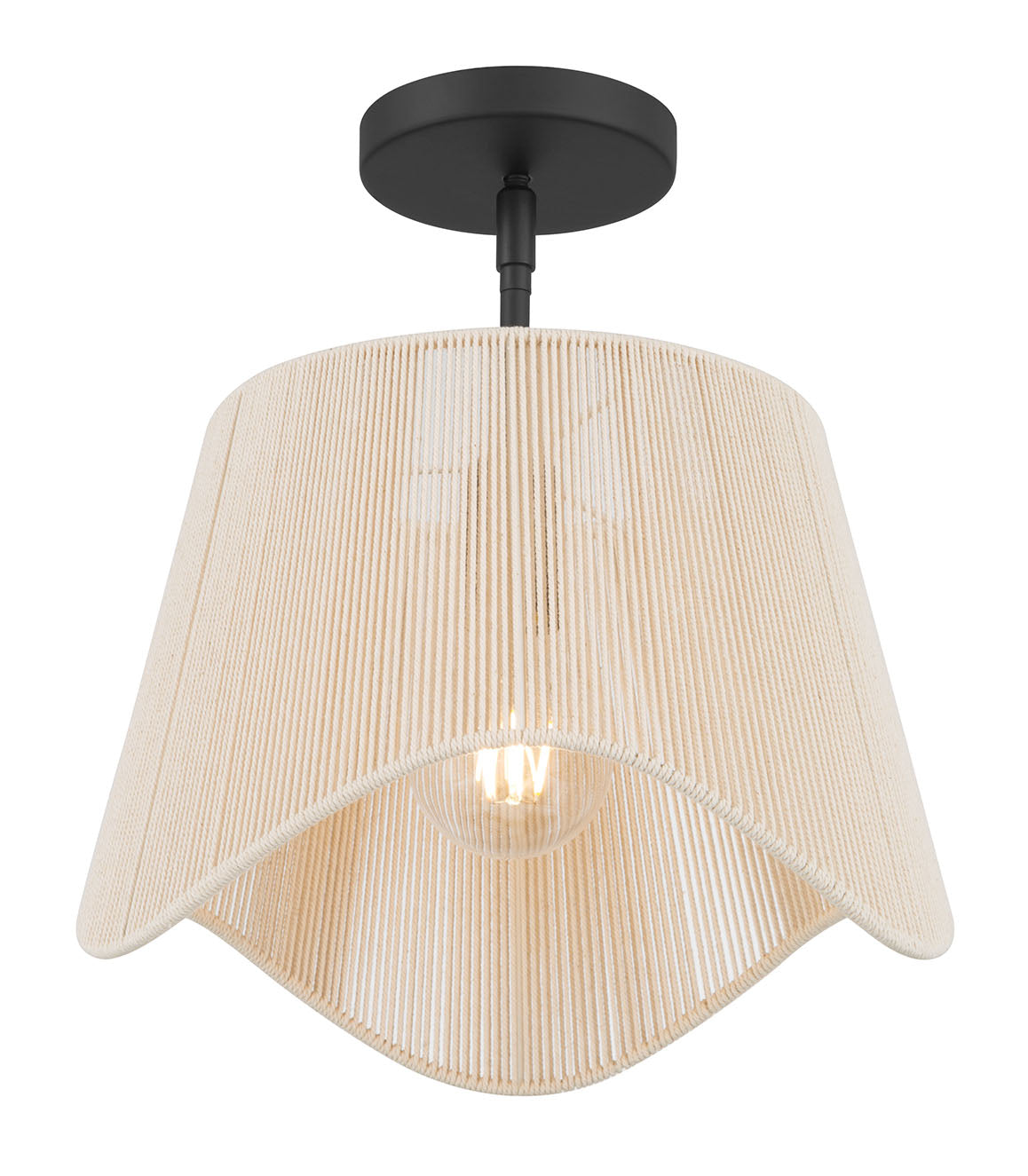 9'' Tulara Matte Black 1 Light Pendant