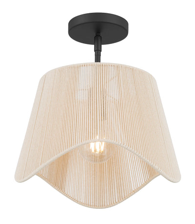 9'' Tulara Matte Black 1 Light Pendant