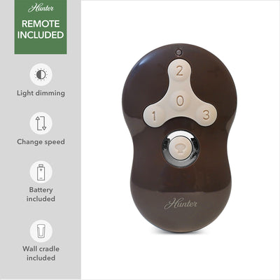 52 inch Sentinel Brushed Nickel Ceiling Fan with LED Light Kit and Handheld Remote