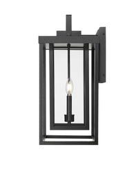 10'' McDonough Powder Coated Black 2 Light Lantern