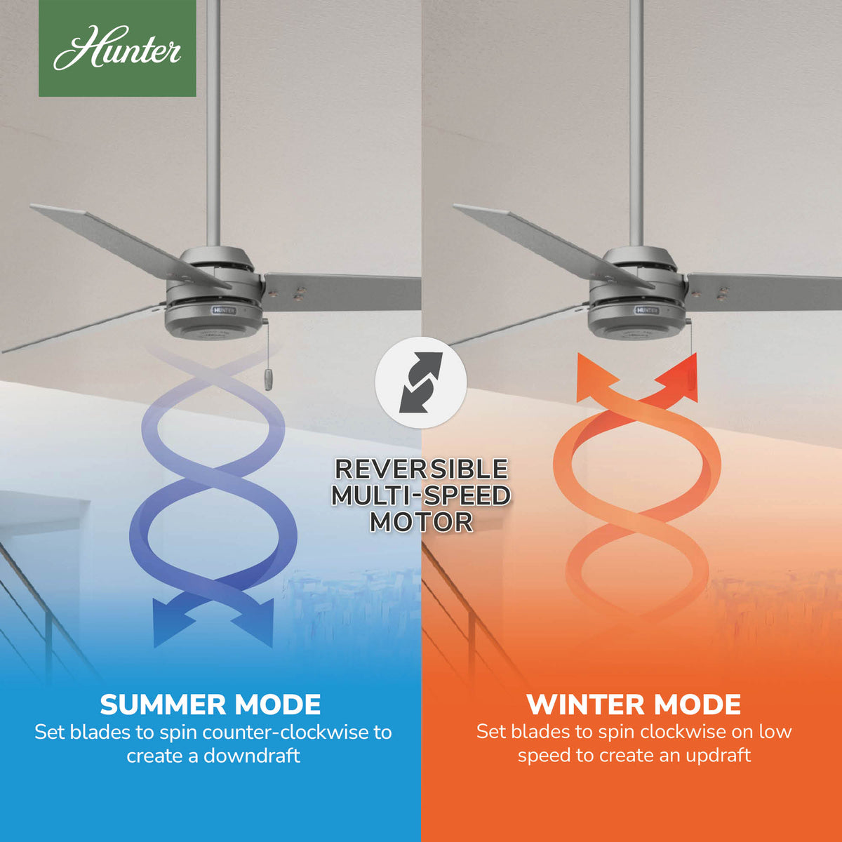 52 inch Cassius Matte Silver Damp Rated Ceiling Fan and Pull Chain