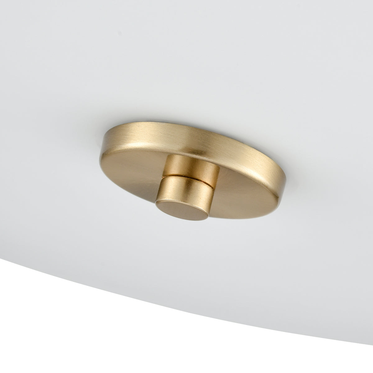 11.25'' Laphia Modern GoldEtched Opal 3 Light Semi-Flush Mount