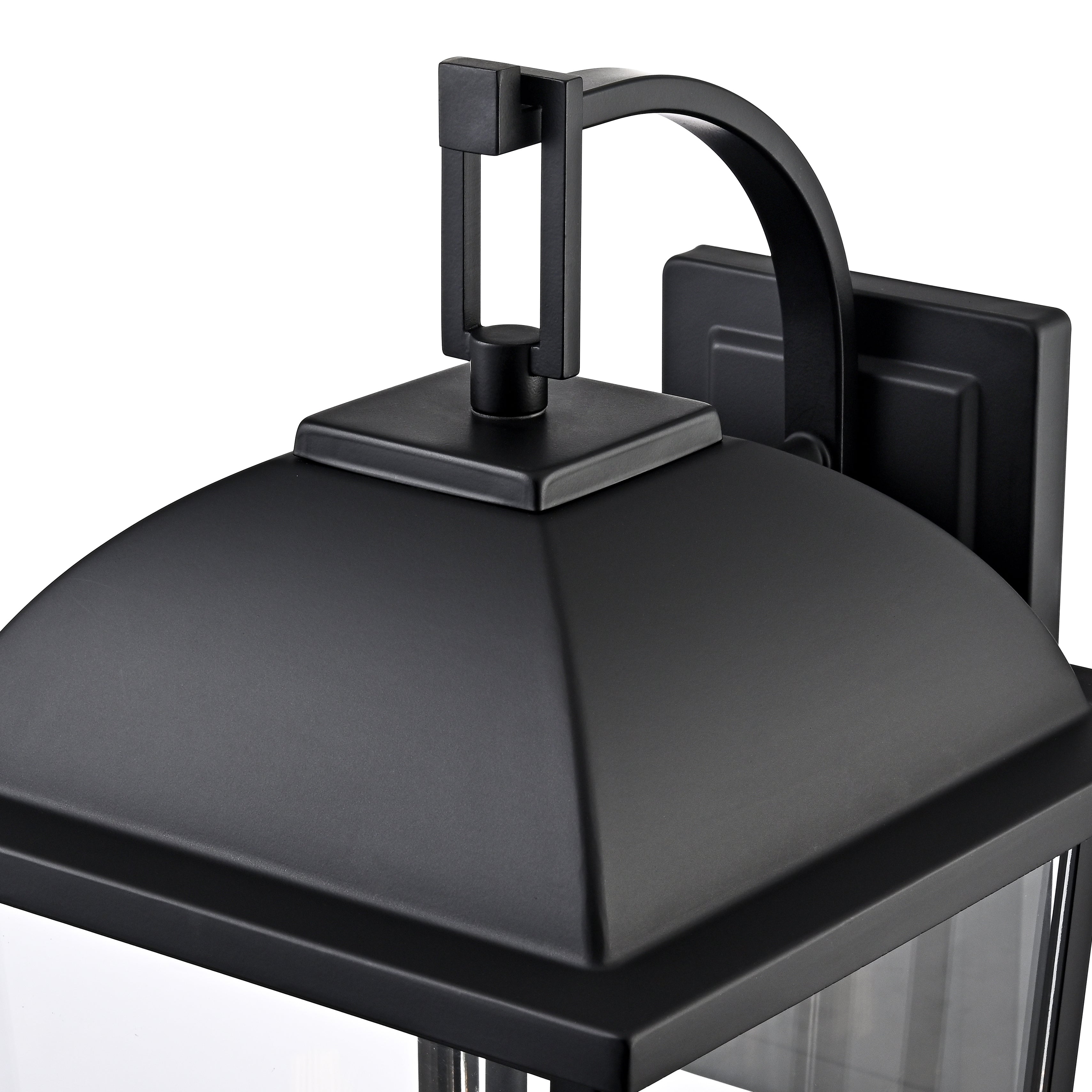 11'' Houston Powder Coated Black 3 Light Lantern