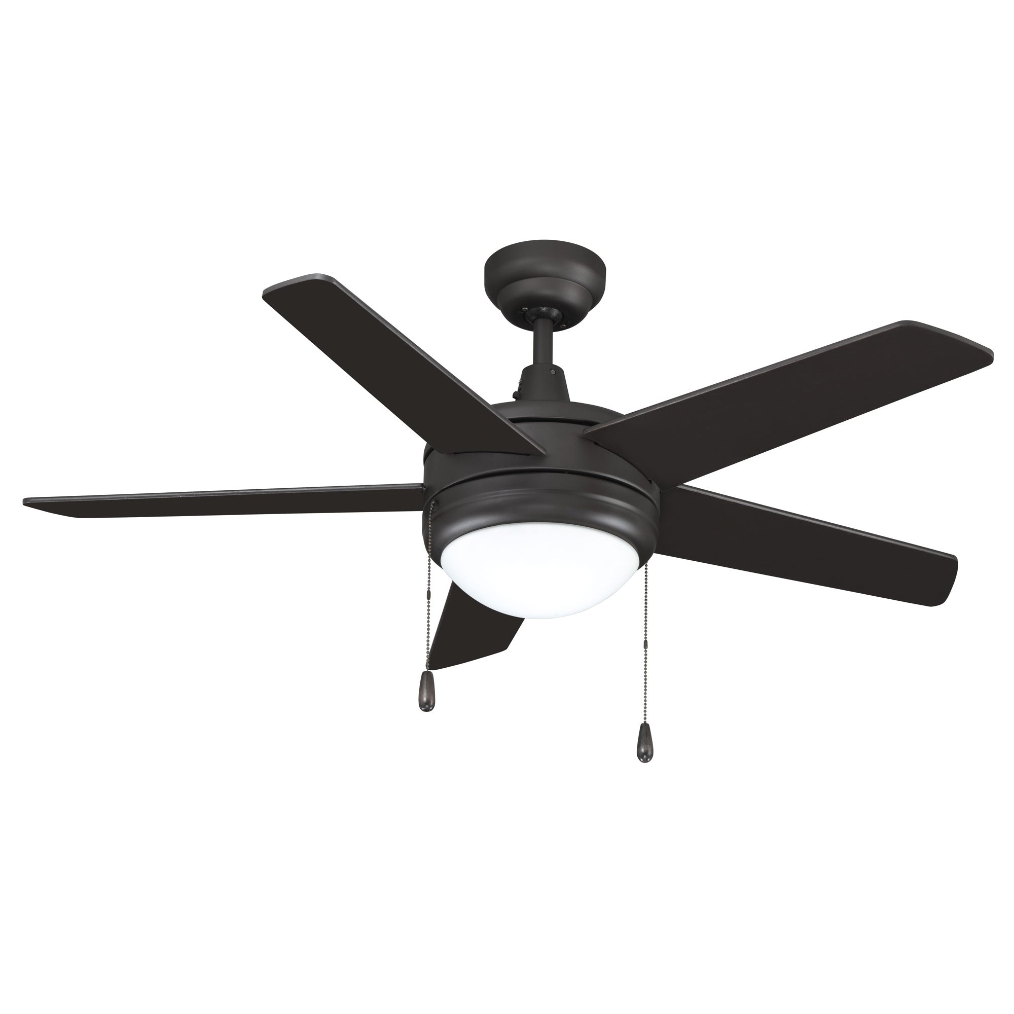 44 Inch Mirage II AC Oil Rubbed Bronze Indoor Ceiling Fan 5-Blade Reversible