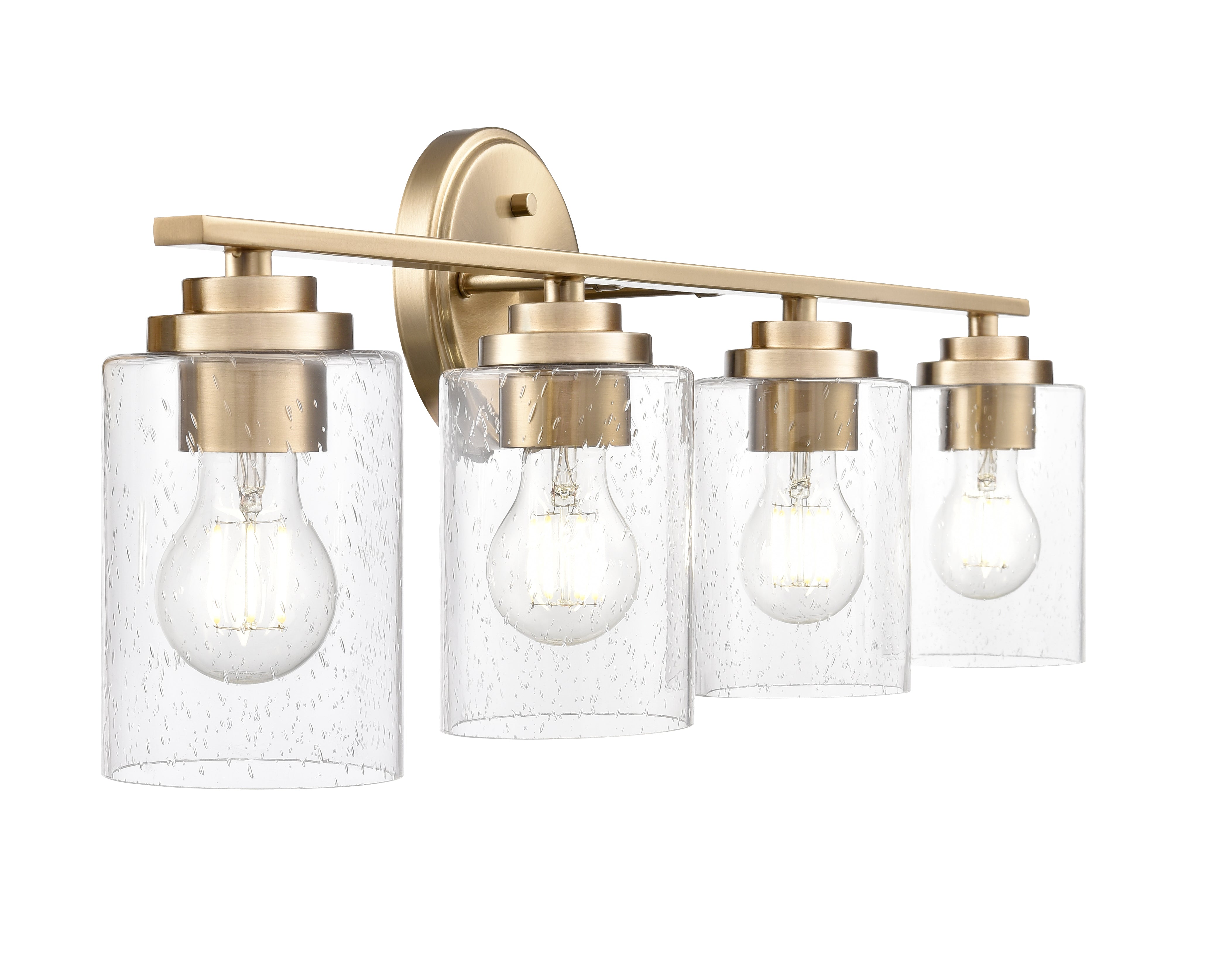 31'' Moven Modern Gold 4 Light Bath Vanity