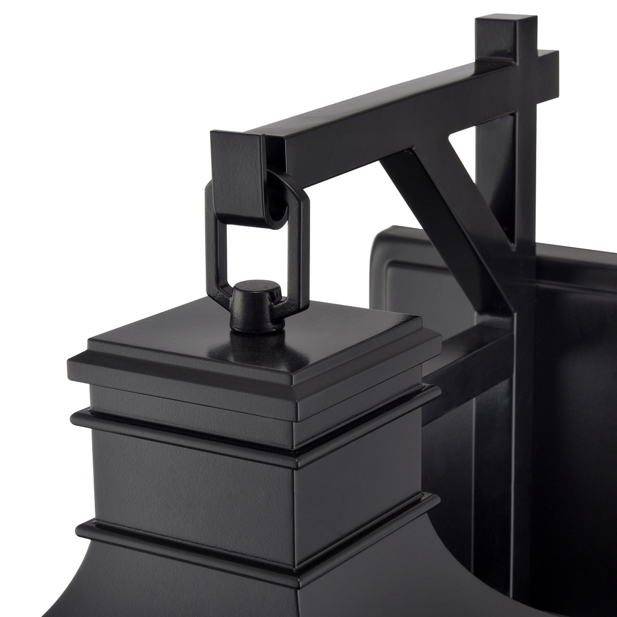 11'' Edenton Matte Black 3 Light Wall Sconce
