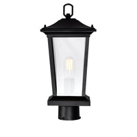 Leawood Outdoor Lantern Heads Black 1 Light