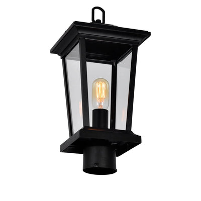 Leawood Outdoor Lantern Heads Black 1 Light