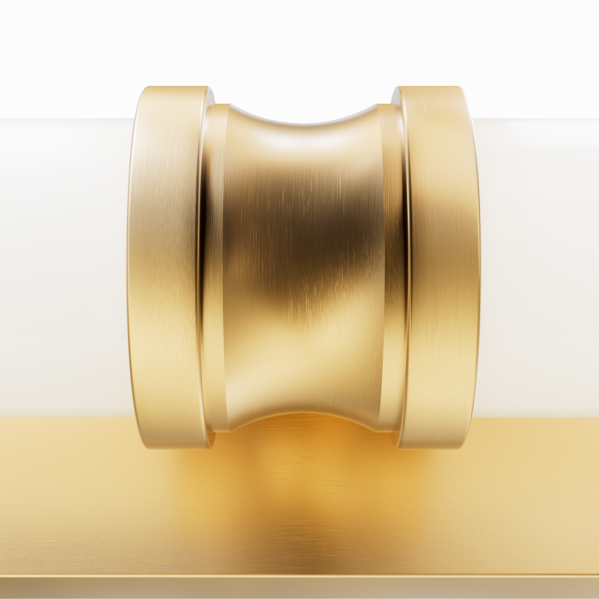 Lenlock 22-inch 2-light Alturas Gold Vanity Light with Cased White Glass