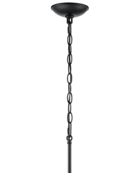 26.5'' Charlize Matte Black 6 Light Chandelier