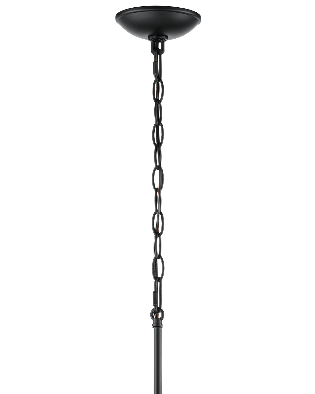 26.5'' Charlize Matte Black 6 Light Chandelier