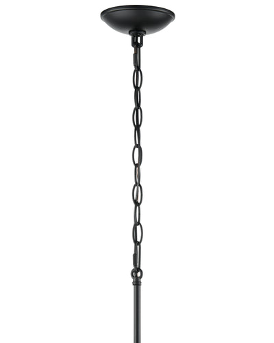 26.5'' Charlize Matte Black 6 Light Chandelier