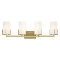 30.5'' Froselle Vintage Brass 4 Light Bath Vanity