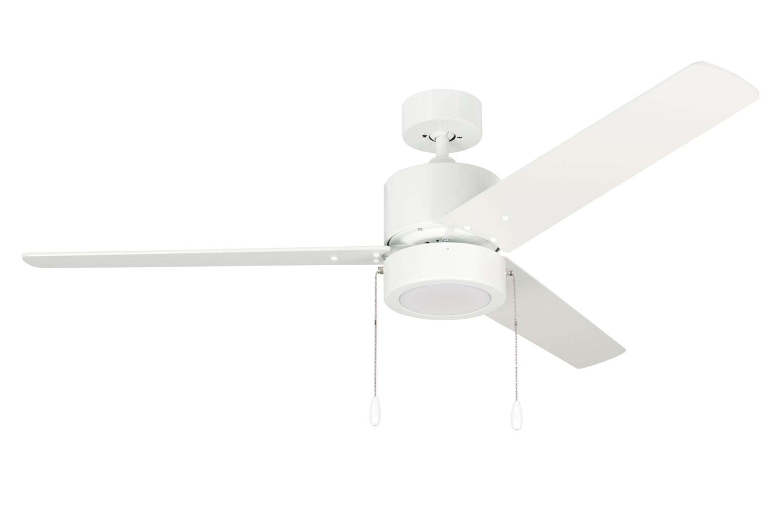 52 Inch Aldea III AC White Indoor Ceiling Fan 3-Blade Reversible