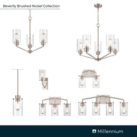 20'' Beverlly Brushed Nickel 3 Light Bath Vanity