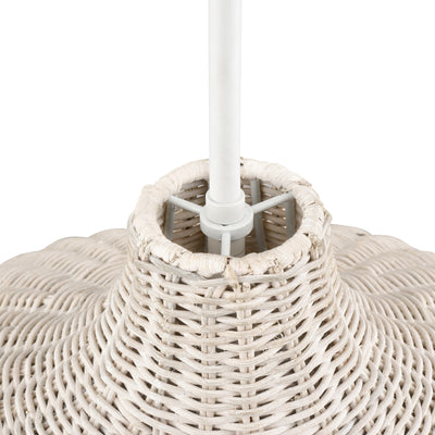 22.5'' Elise Textured White 4 Light Pendant