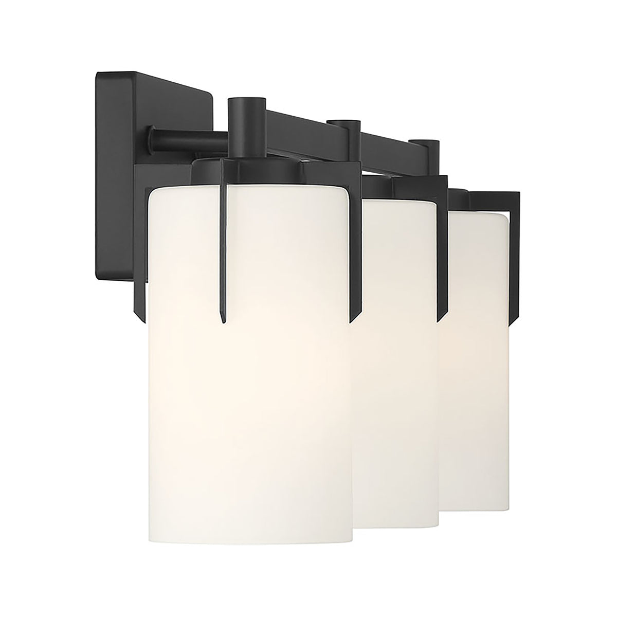 22'' Froselle Matte Black 3 Light Bath Vanity