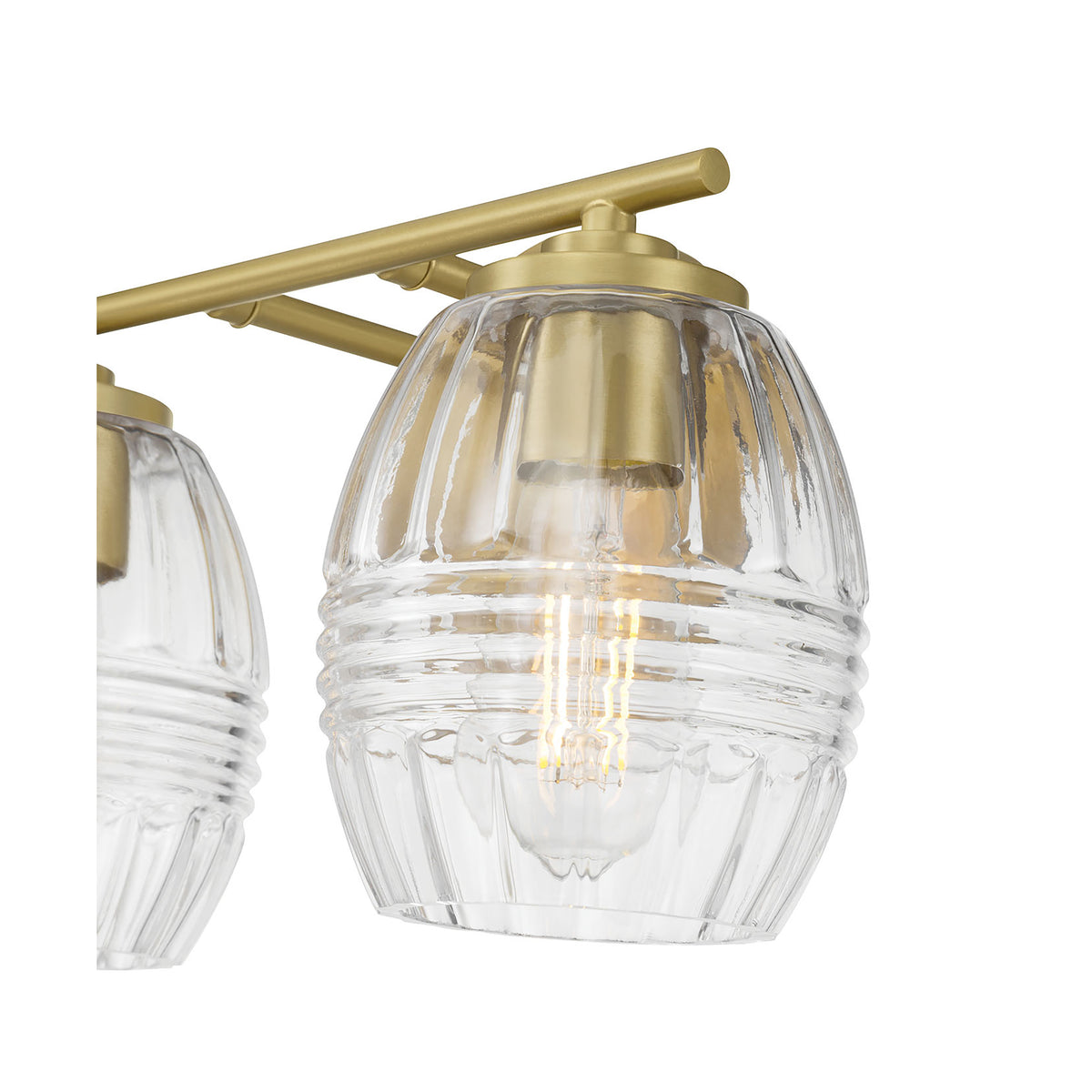 14'' Miravelle Vintage Brass 2 Light Bath Vanity