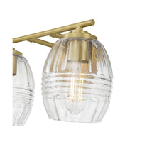 14'' Miravelle Vintage Brass 2 Light Bath Vanity