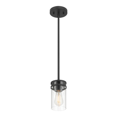 7.75'' Lunden Matte Black 1 Light Mini Pendant