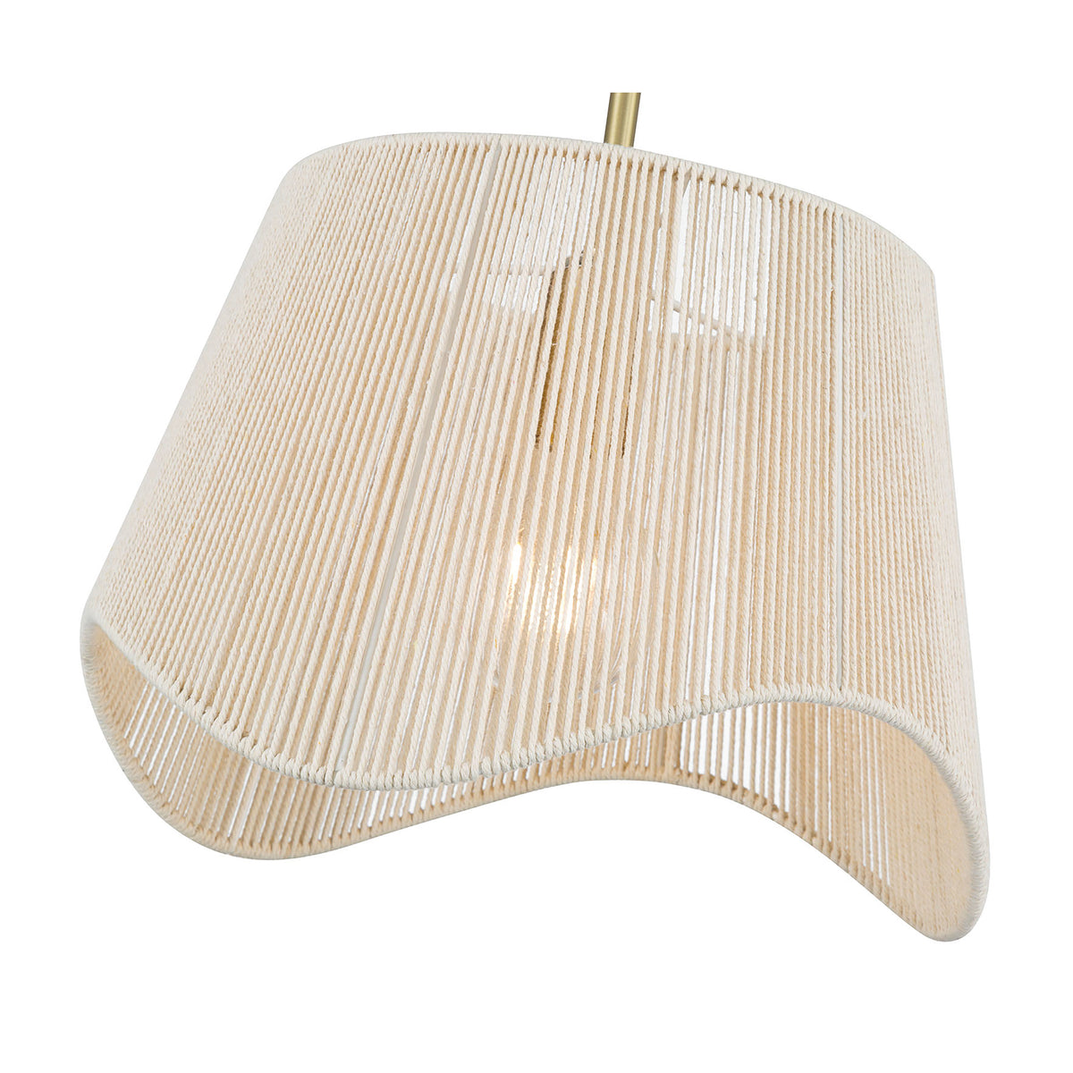 9'' Tulara Vintage Brass 1 Light Pendant