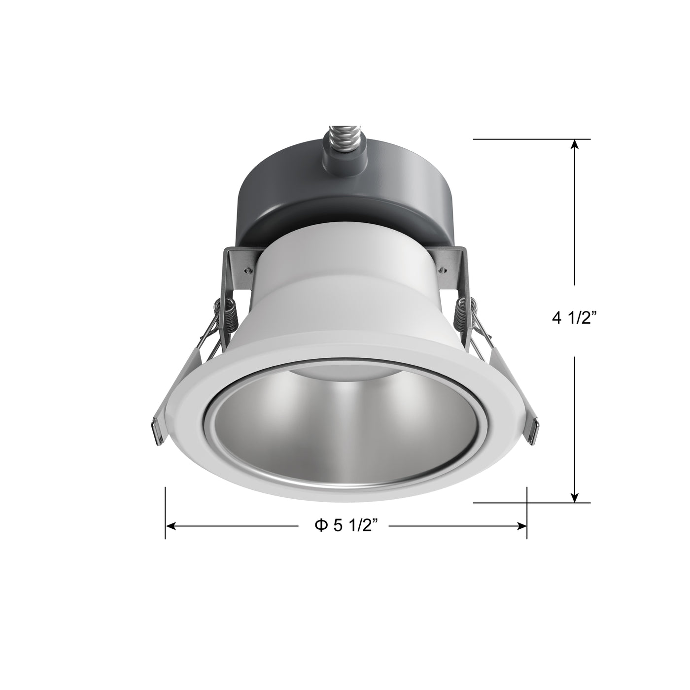 4-inch White Commercial Wall Light