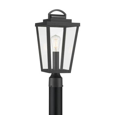 17.75'' Brenwick Powder Coated Black 1 Light Post Lantern