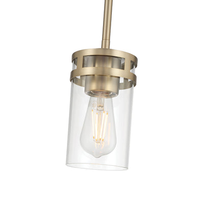 7.75'' Lunden Modern Gold 1 Light Mini Pendant