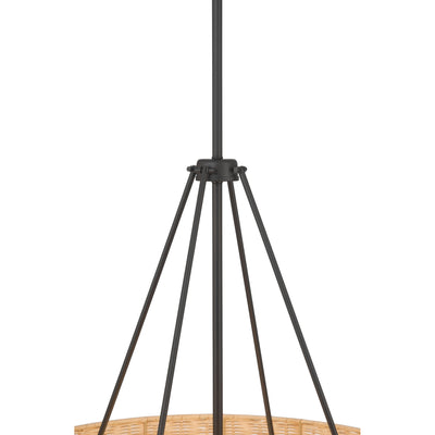 26.5'' Namiro Matte Black 6 Light Pendant