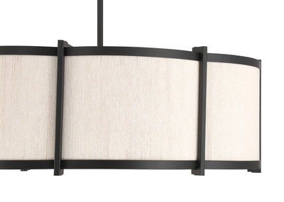 9'' Marlbeck Matte Black 4 Light Pendant
