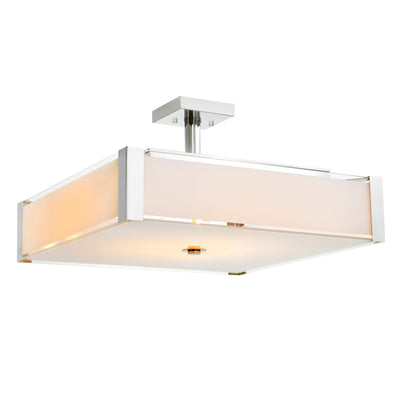 Lucie 5 Light 21in Chrome Flush Mount
