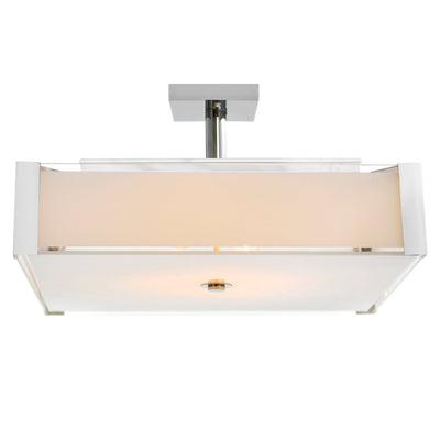 Lucie 5 Light 21in Chrome Flush Mount