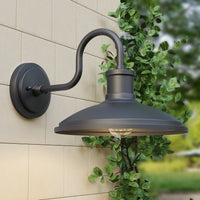 12'' Calhoun Textured Black 1 Light Wall Sconce