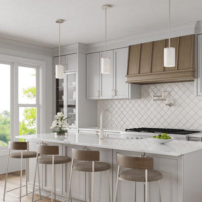 7'' Verlana Brushed Nickel 1 Light Mini Pendant