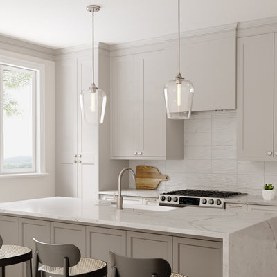 51'' Ashford Brushed Nickel 1 Light Mini Pendant