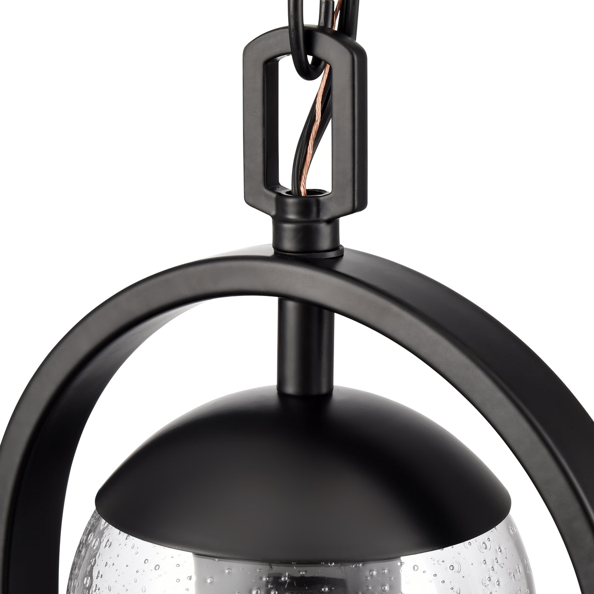 20'' Luxio Powder Coated Black 1 Light Hanging Lantern