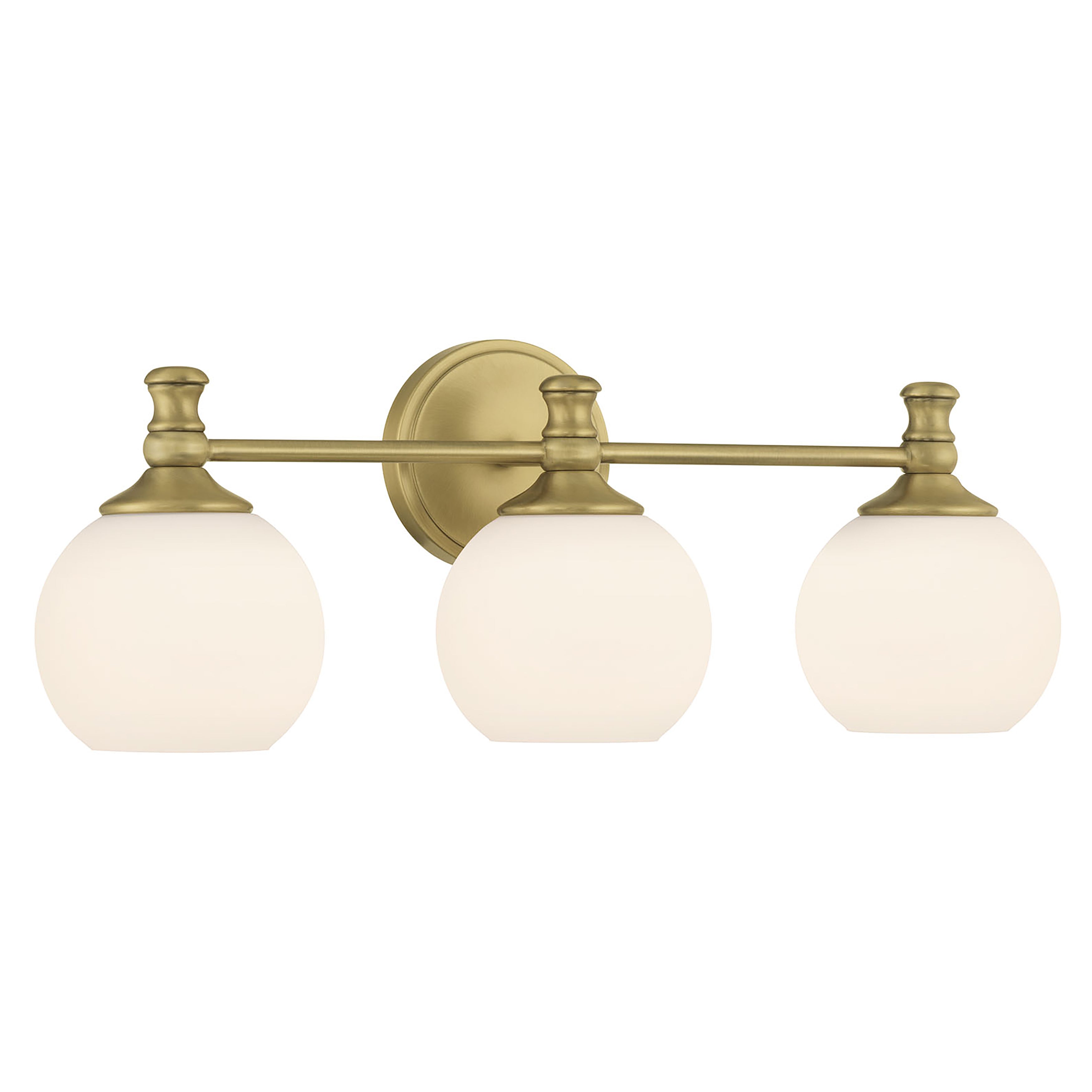 23.5'' Orlisse Vintage Brass 3 Light Bath Vanity