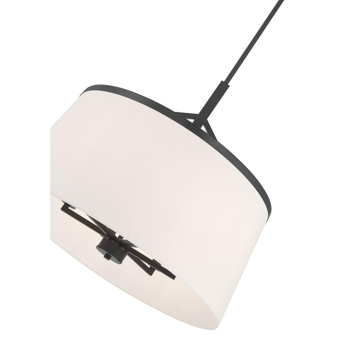 20.75'' Montrine Matte Black 6 Light Pendant