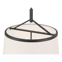 20.75'' Montrine Matte Black 6 Light Pendant